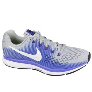 NEW Nike Air Zoom Pegasus 34 Running Blue Racer Grey Size UK 8.5 (EU 43) US 9.5